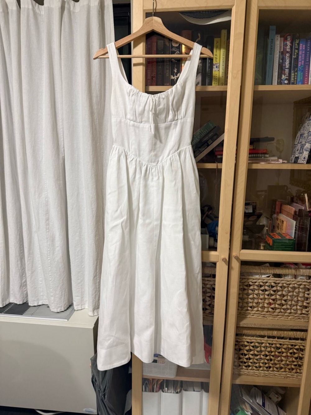 Reformation Baila Linen Dress